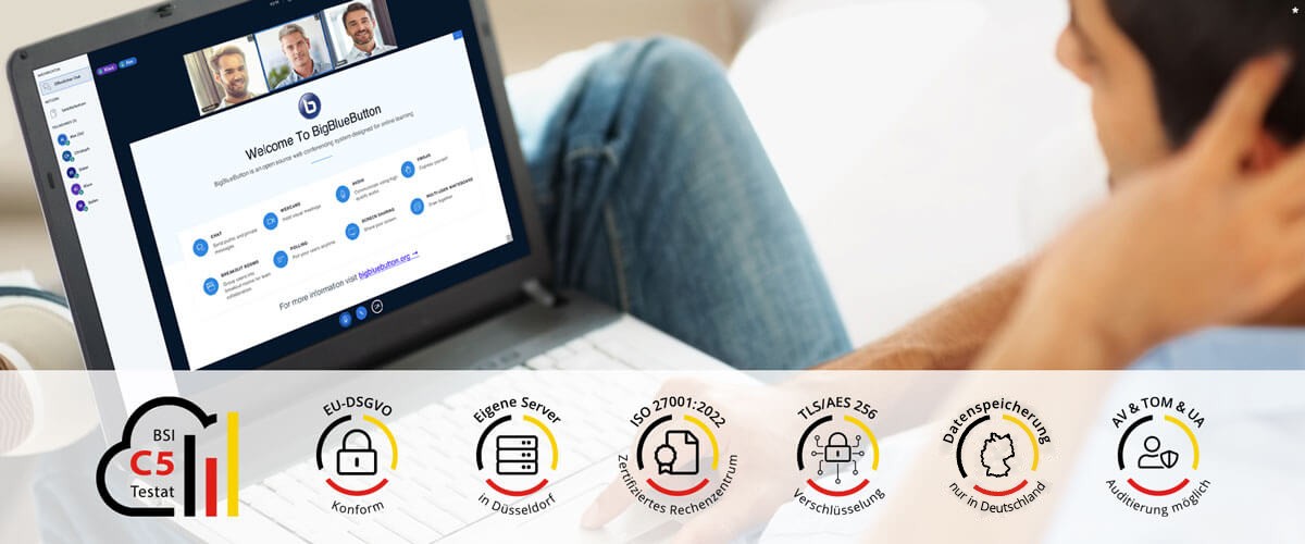 BigBlueButton* hybrid – vor Ort und online in einem Raum