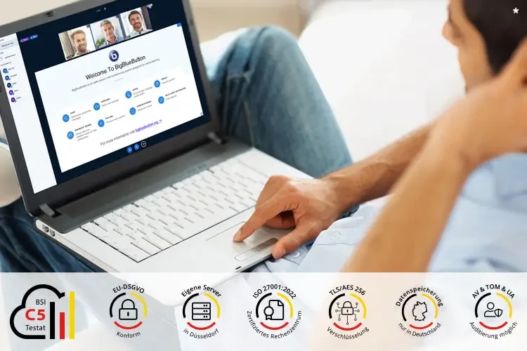 BigBlueButton* hybrid – vor Ort und online in einem Raum